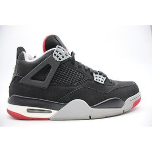 Nike Air Jordan’s Black and Gray Sneakers with Red Highlights